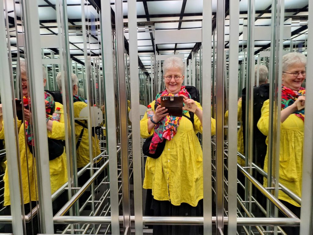 Selfie im Fahrstuhl des Seaside Hotels 16. Juni 2026